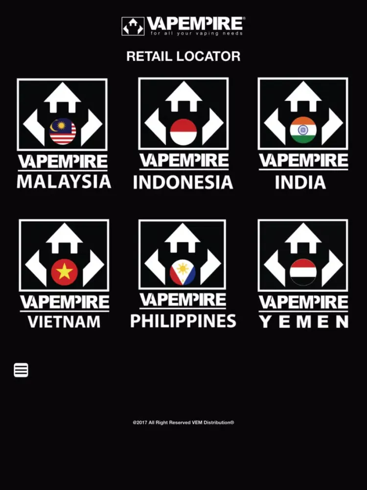 Vapempire iPad  Screenshots