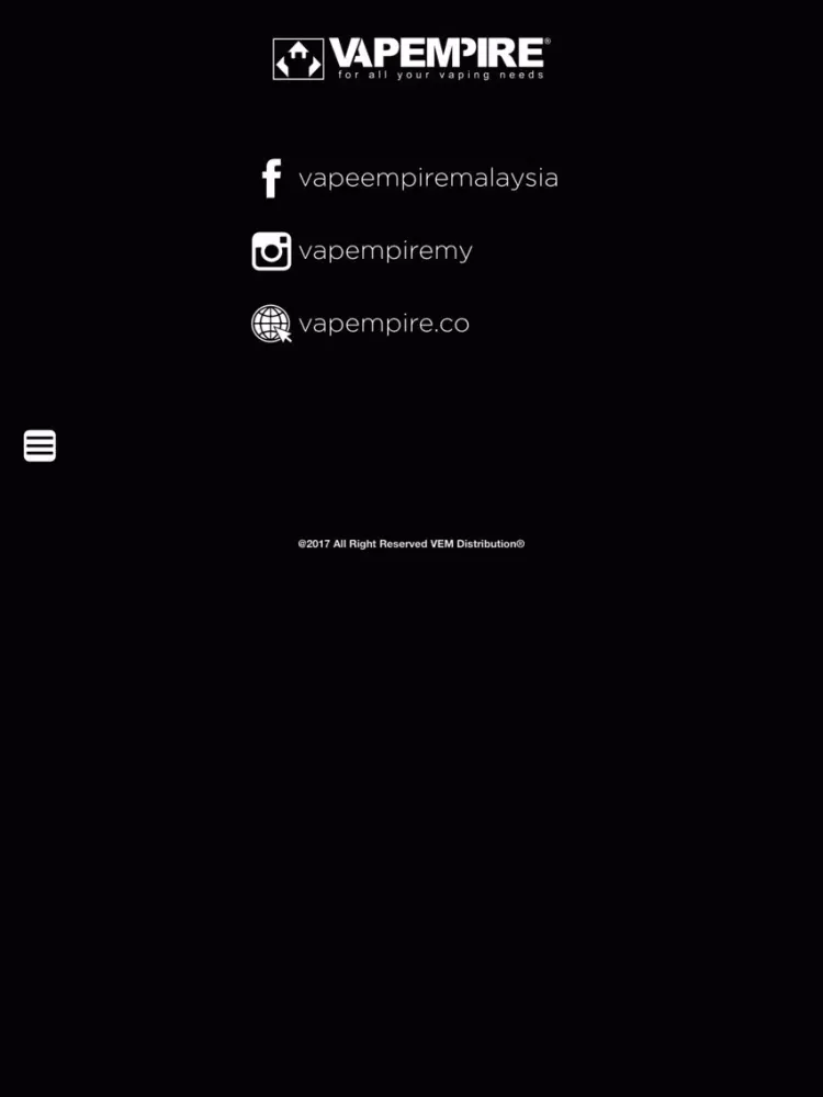 Vapempire iPad  Screenshots