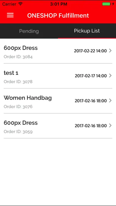تصاویر ONESHOP Merchant Fulfilment