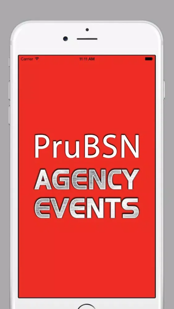 ภาพหน้าจอของ PruBSN Agency Events