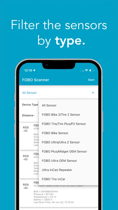 Скриншоты FOBO Scanner