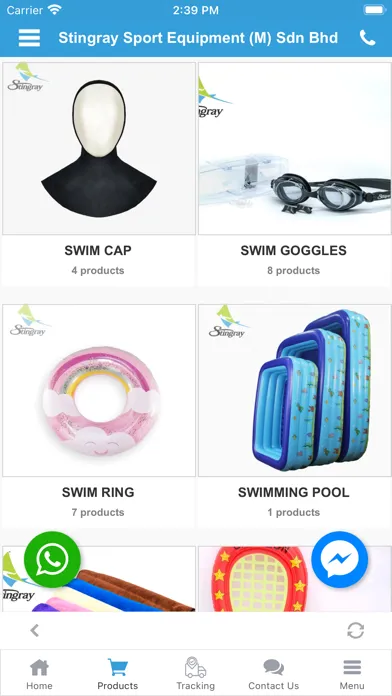 Stingray Sport Equipment Ekran Görüntüleri