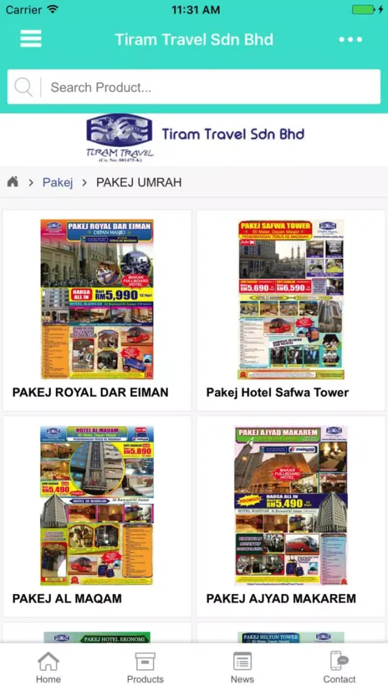 Tiram Travel স্ক্রিনশট