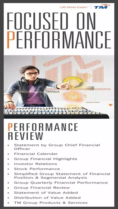 Captures d'écran de TM - Annual Report