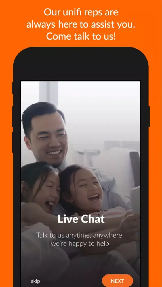 Zrzuty ekranu care@unifi