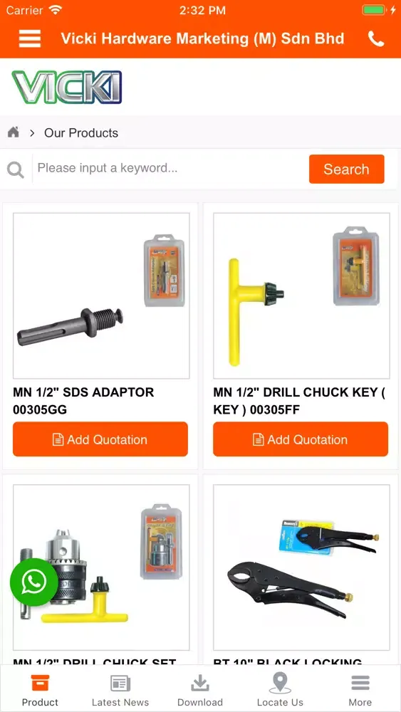 Captures d'écran de Vicki Hardware