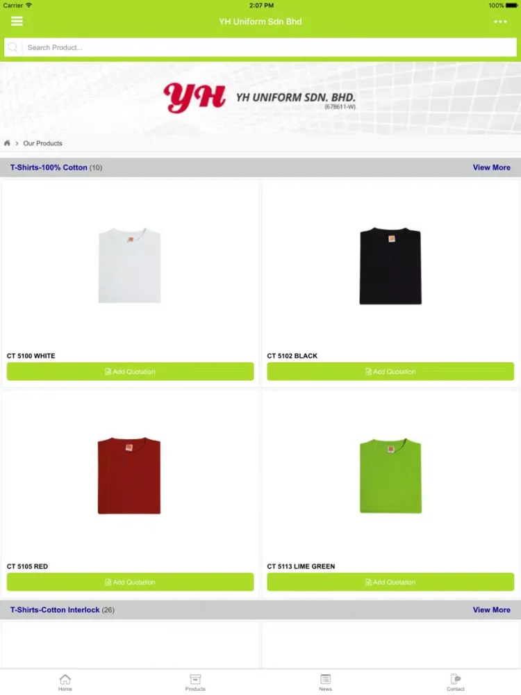 Captures d'écran de YH Uniform iPad 