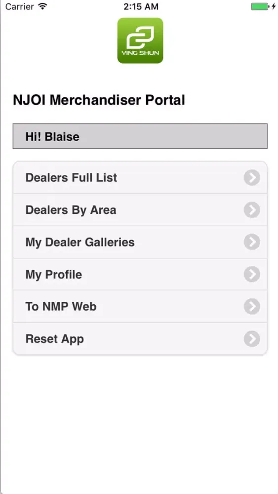 YS NJOI Merchandiser App スクリーンショット