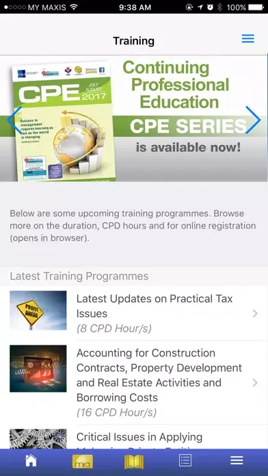 Screenshot di MIA Membership Privileges App