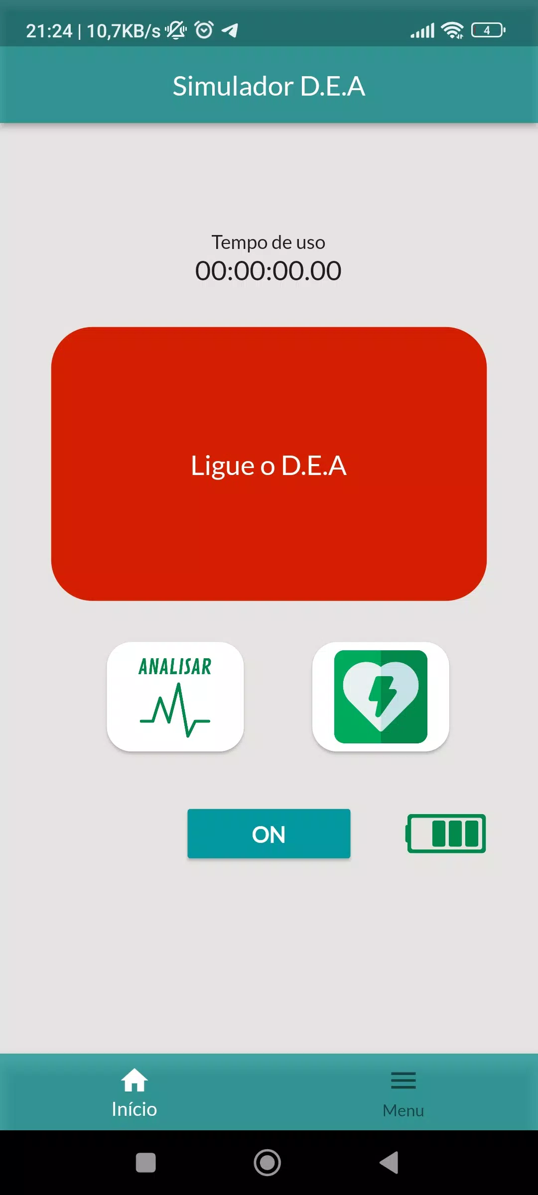 Simulador DEA Screenshots