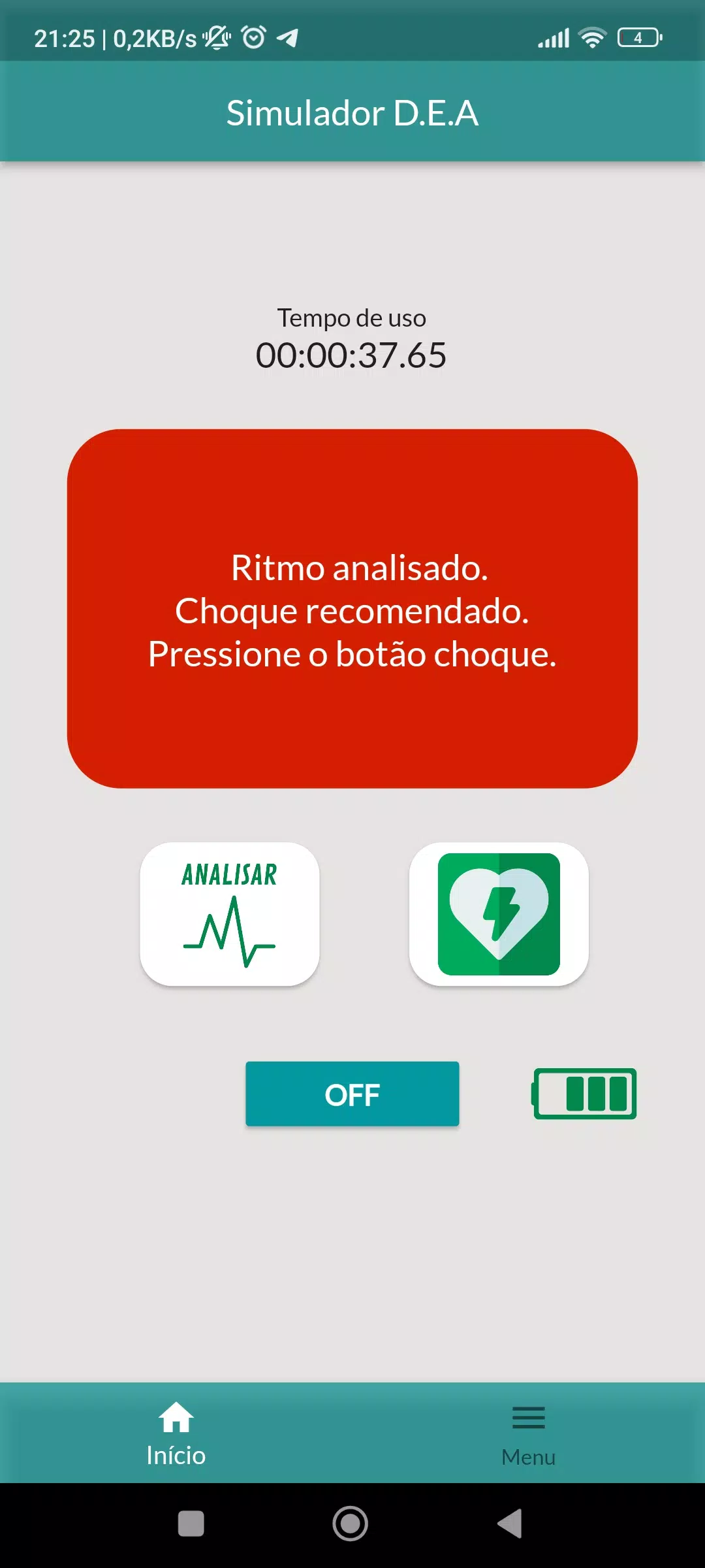 Simulador DEA Screenshots