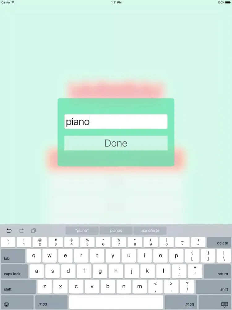 Zrzuty ekranu Eased iPad 
