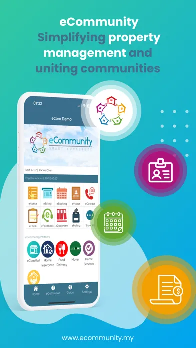 Tangkapan layar eCommunity