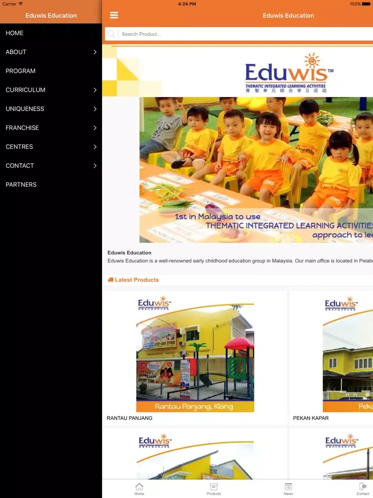 Capturas de pantalla de Eduwis Education iPad 