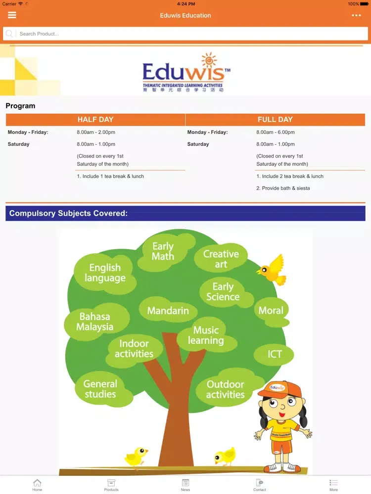 Capturas de pantalla de Eduwis Education iPad 