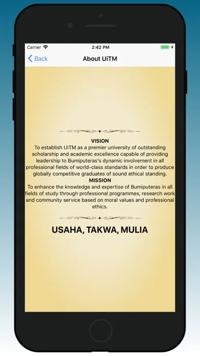 Ảnh chụp màn hình của UiTM Direct