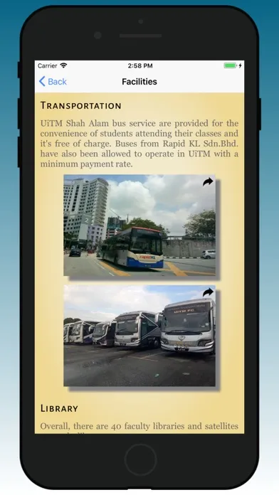 Ảnh chụp màn hình của UiTM Direct