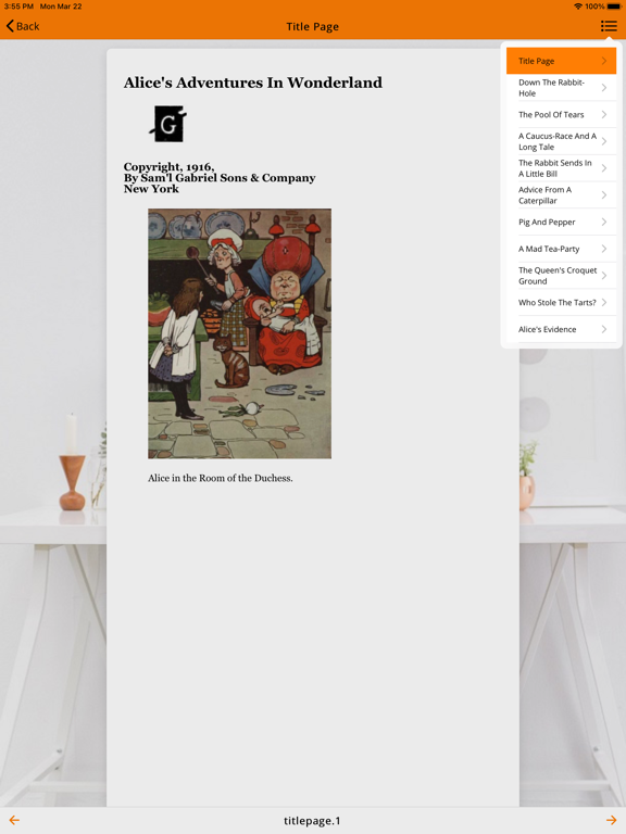Screenshot di e-Kitab iPad 