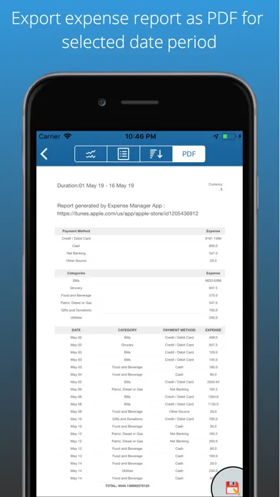Screenshot di Expense & Income Money Manager