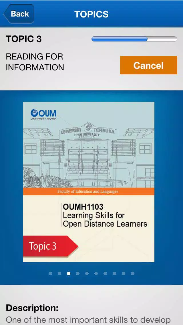 OUM App for iPhone 스크린샷