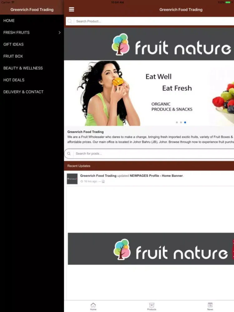 Скриншоты Fruit Nature iPad 