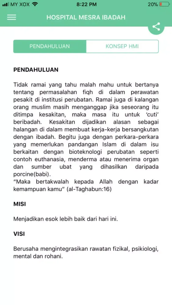Hospital Mesra Ibadah スクリーンショット