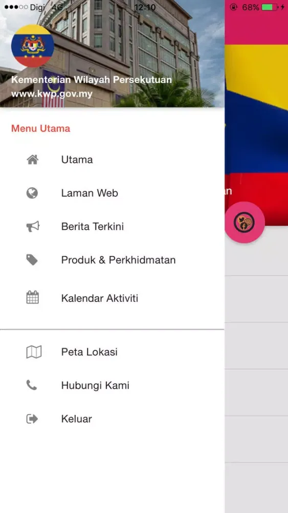 Captures d'écran de Kementerian Wilayah Persekutuan