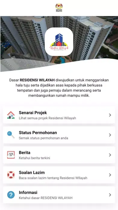 Capturas de pantalla de Residensi Wilayah