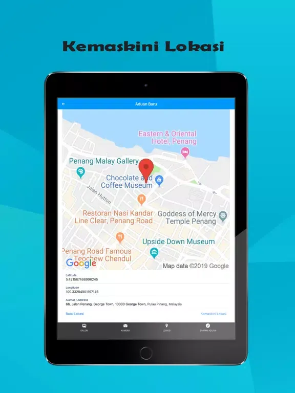eAduan MBPP iPad  Screenshots