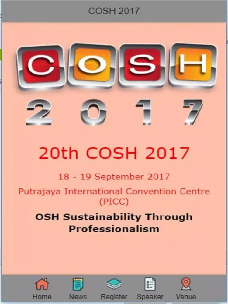 COSH NIOSH iPad  स्क्रीनशॉट