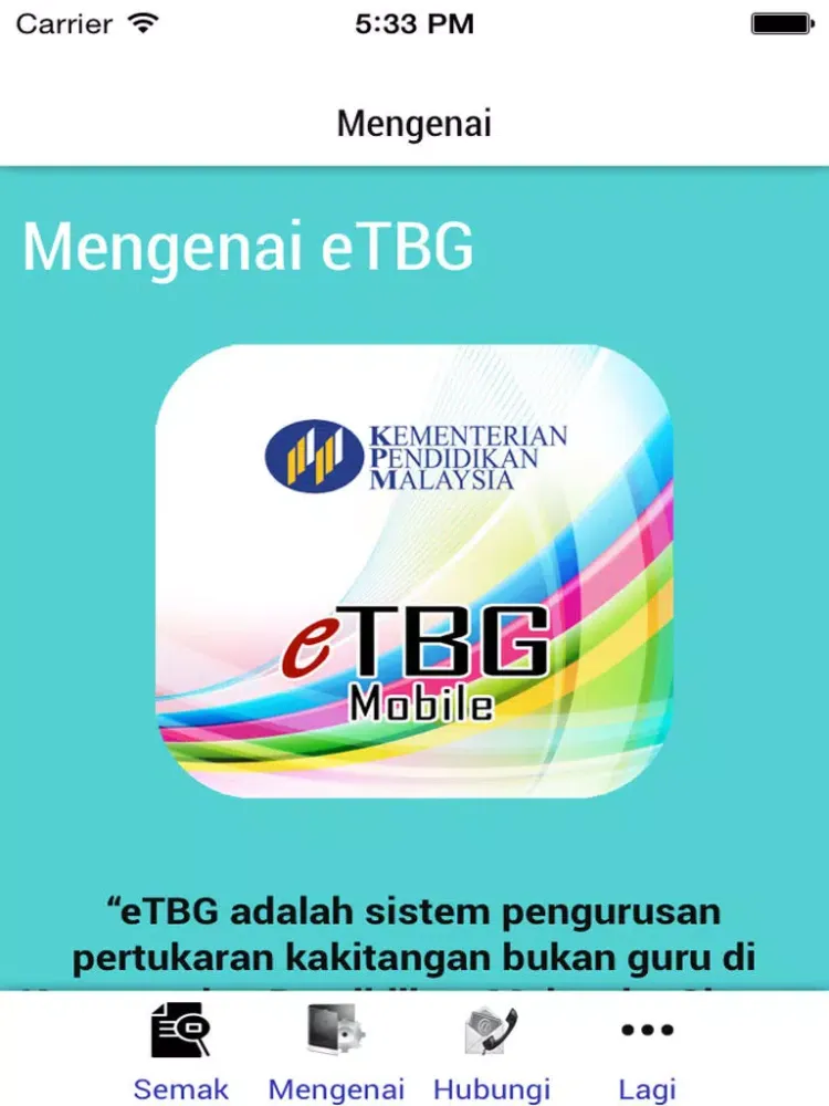 ภาพหน้าจอของ eTukarBukanGuru iPad 