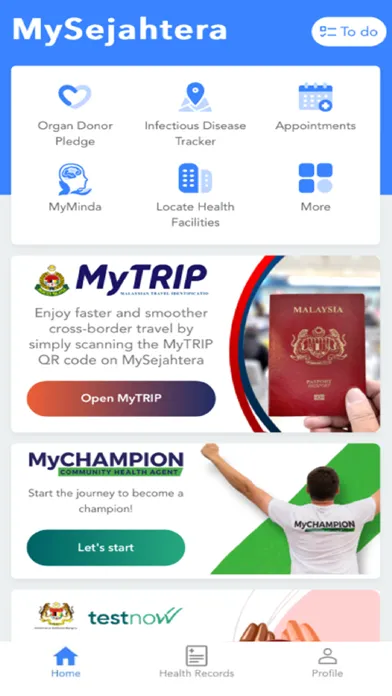 MySejahtera應用截圖