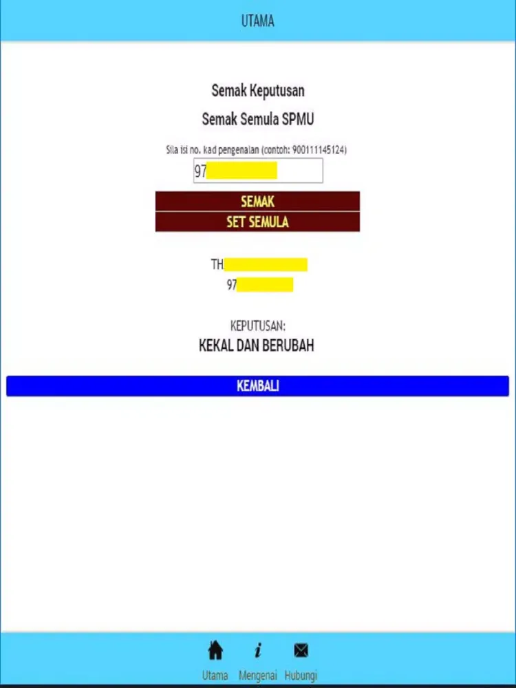Скриншоты SEMAK SEMULA iPad 