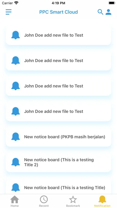 Zrzuty ekranu PPC Smart Cloud