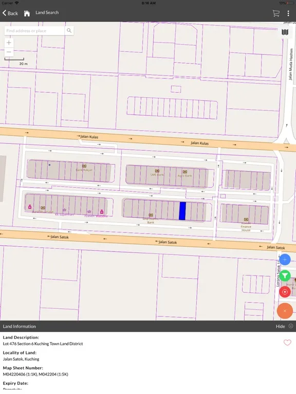 mobile LASIS iPad  Screenshots