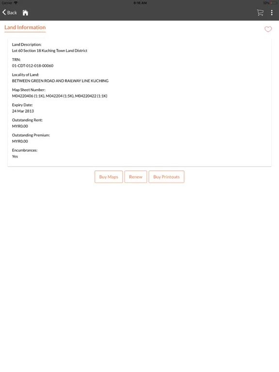 mobile LASIS iPad  Screenshots