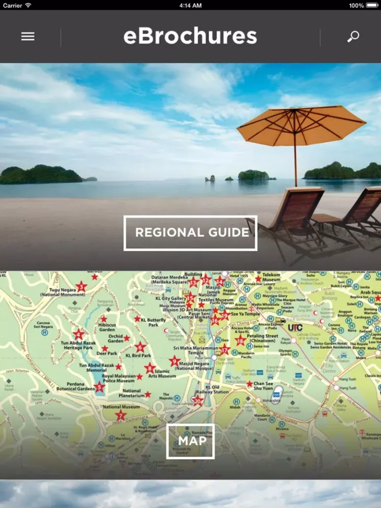 Screenshot di Malaysia eBrochures iPad 