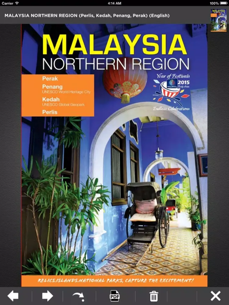 Screenshot di Malaysia eBrochures iPad 