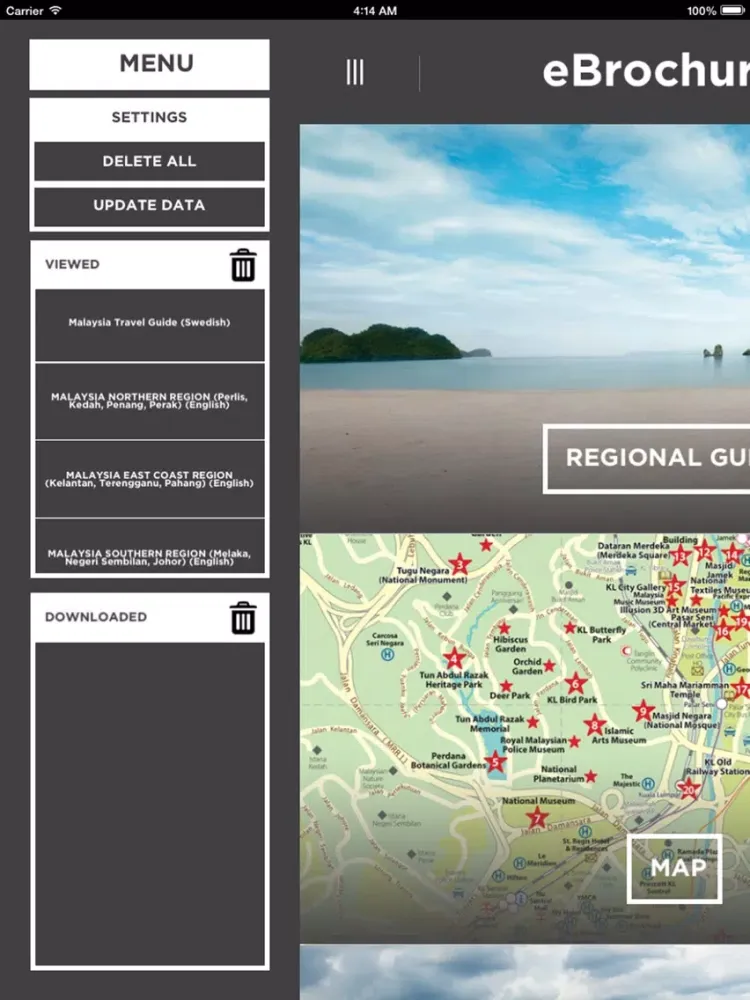 Screenshot di Malaysia eBrochures iPad 