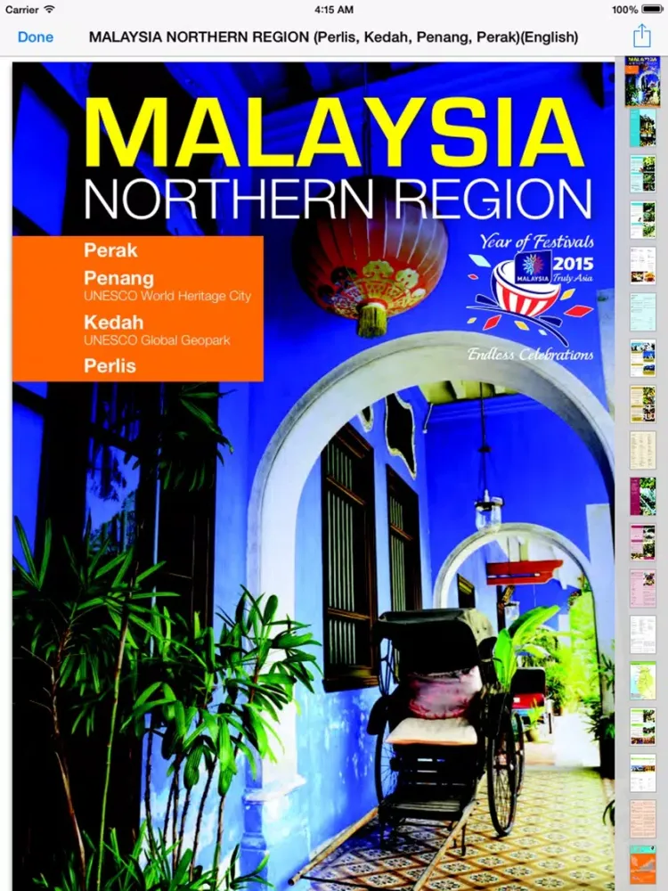 Screenshot di Malaysia eBrochures iPad 