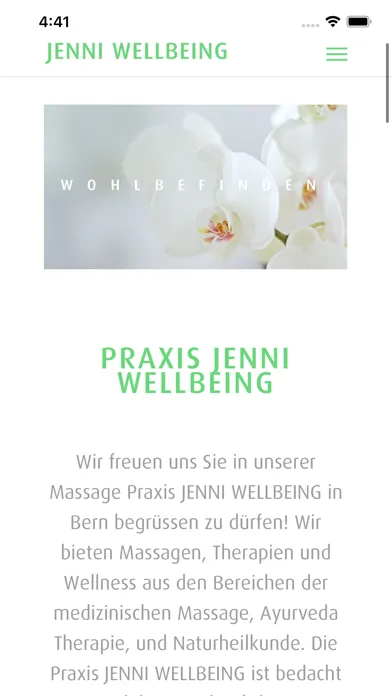 JENNI WELLBEING Massagepraxis應用截圖