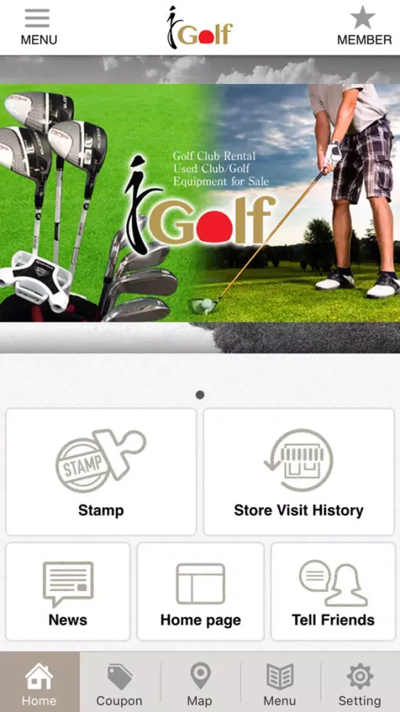 Zrzuty ekranu Best golf shop "JGolf"
