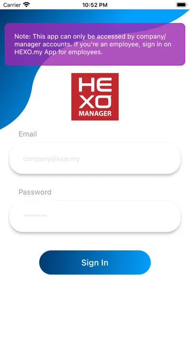 HEXO.my Manager Ekran Görüntüleri