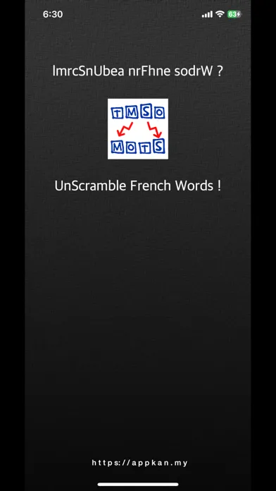 UnScramble French Words Screenshots