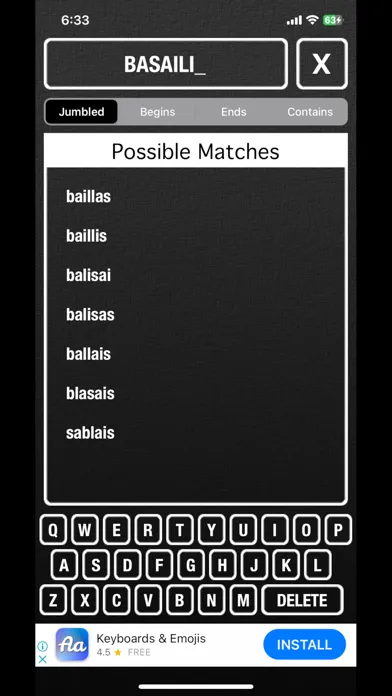 UnScramble French Words Screenshots