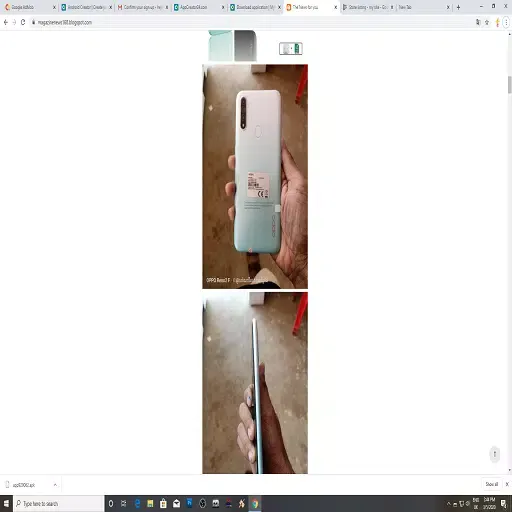 my site Screenshots