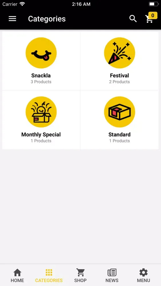 Screenshot di Snackla