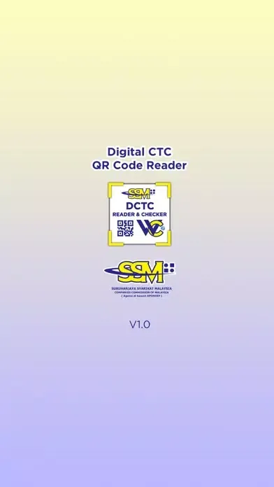Tangkapan layar SSM DCTC QR READER