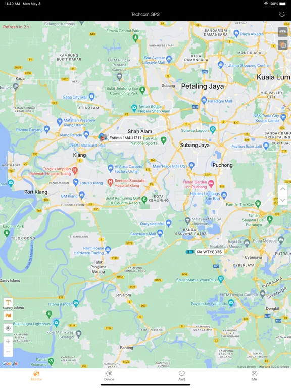 Techcom GPS iPad  Screenshots
