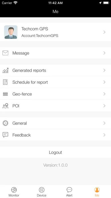 Techcom GPS Screenshots